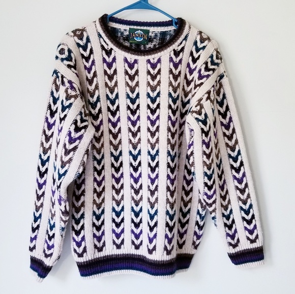 Vintage Sweaters - Vintage EUC! Knit Cotton Sweater Jantzen
